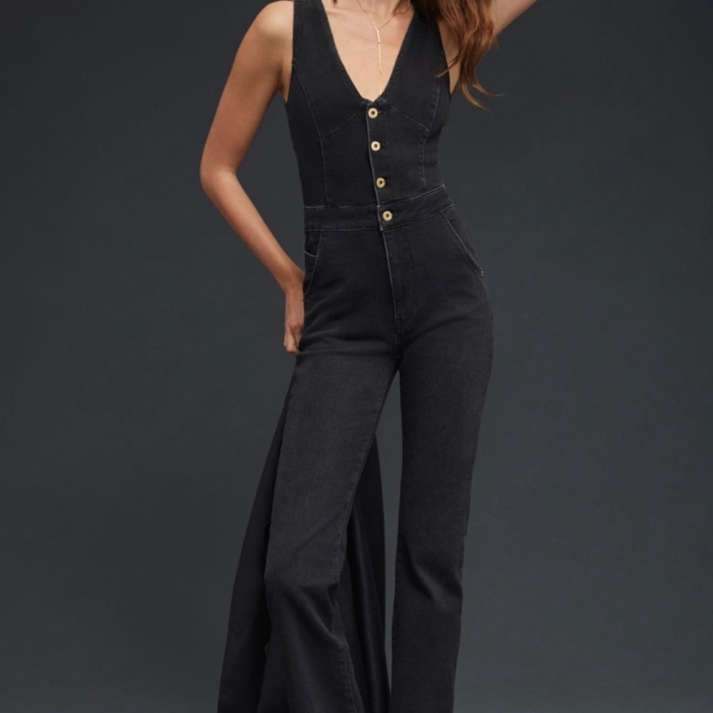 Pilcro Buttondown Jumpsuit